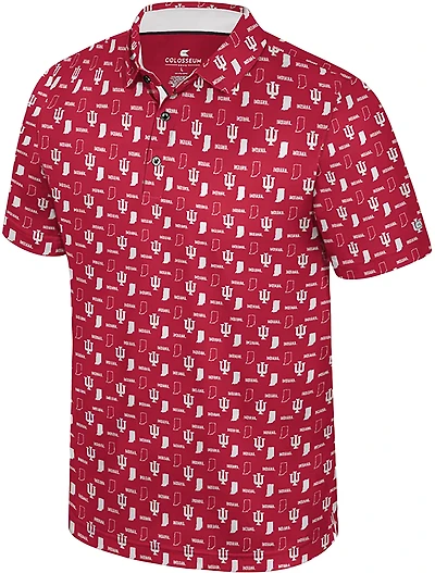 Colosseum Athletics Men's Indiana University Truthsayer Polo Shirt