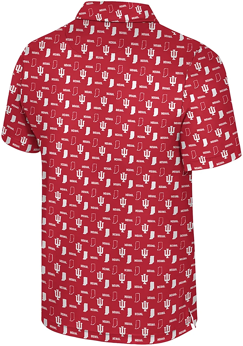 Colosseum Athletics Men's Indiana University Truthsayer Polo Shirt