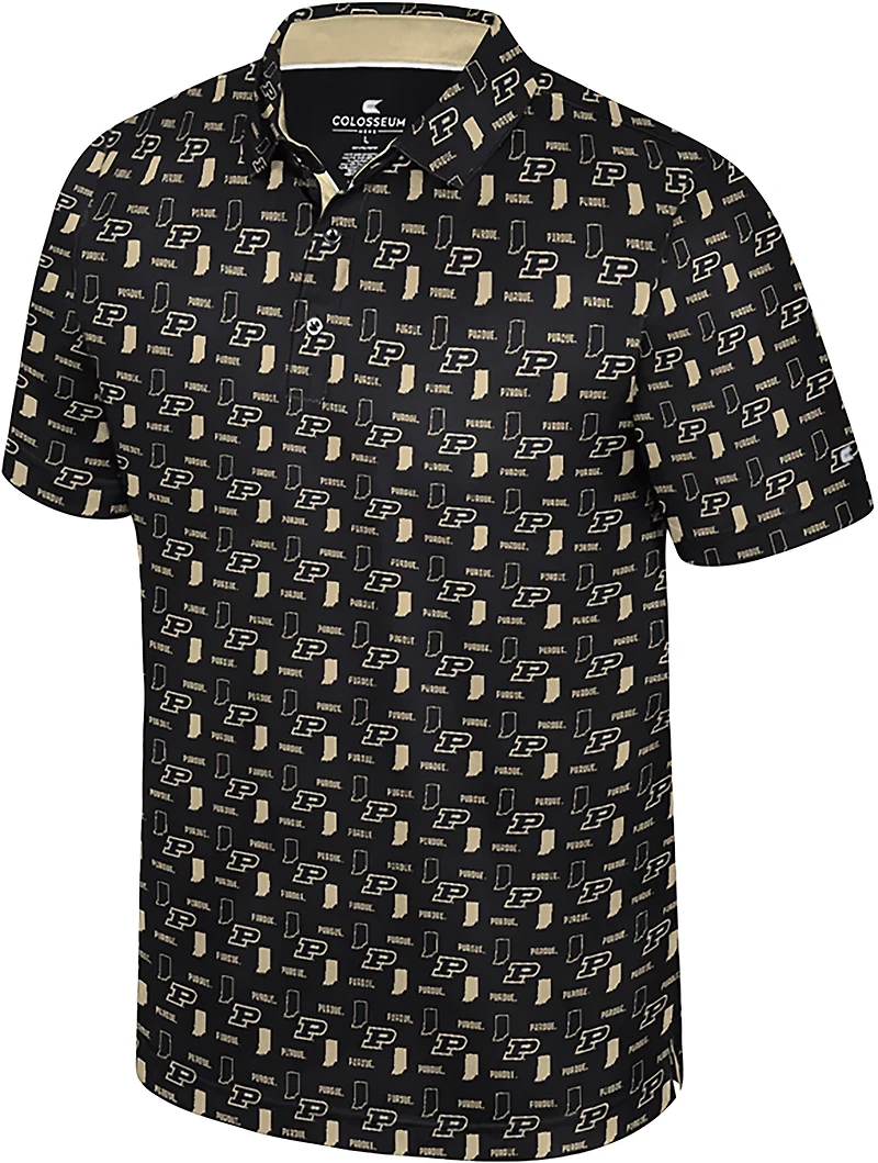 Colosseum Athletics Men's Purdue University Truthsayer Polo Shirt