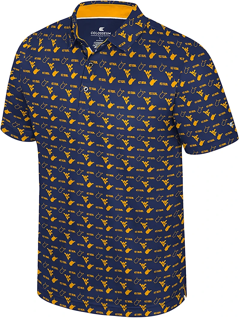 Colosseum Athletics Men's West Virginia University Truthsayer Polo Shirt