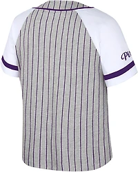 Colosseum Athletics Women's East Carolina University This Feeling Baseball Stripe Knit Top