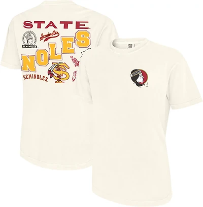The Victory Men's Florida State University Diagonal Noles Comfort Colors Graphic T-shirt