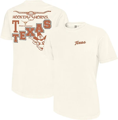 The Victory Men's University of Texas Diagonal Comfort Colors Graphic T-shirt