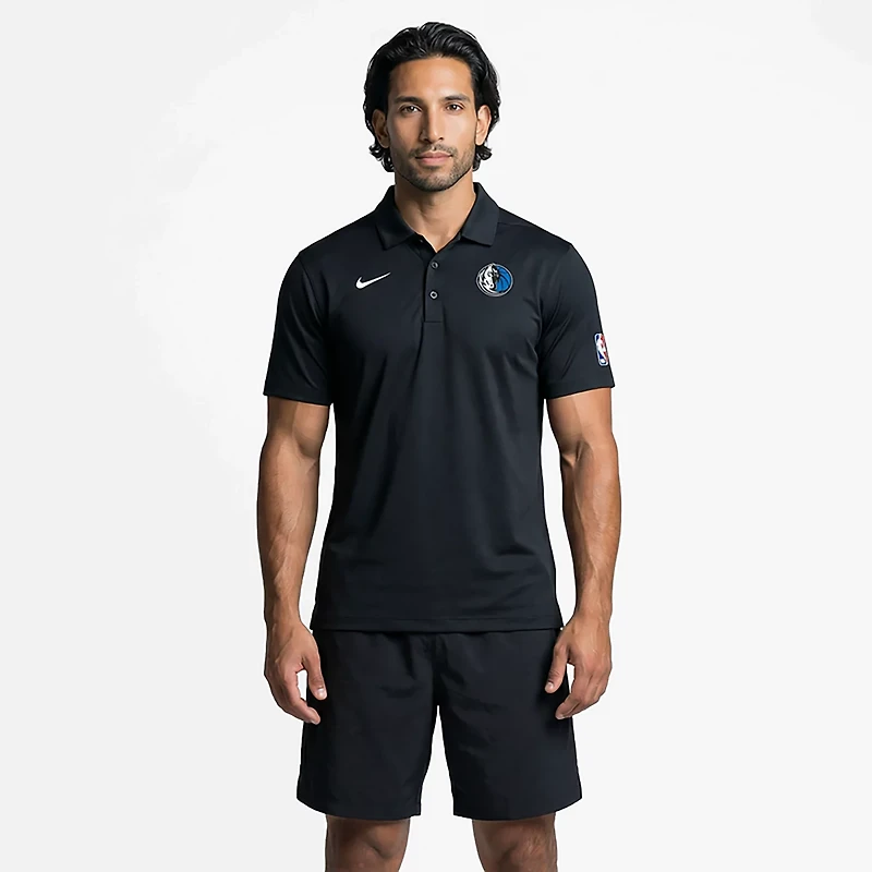 Nike Men's Dallas Mavericks Dry Fit Staff Short Sleeve Polo