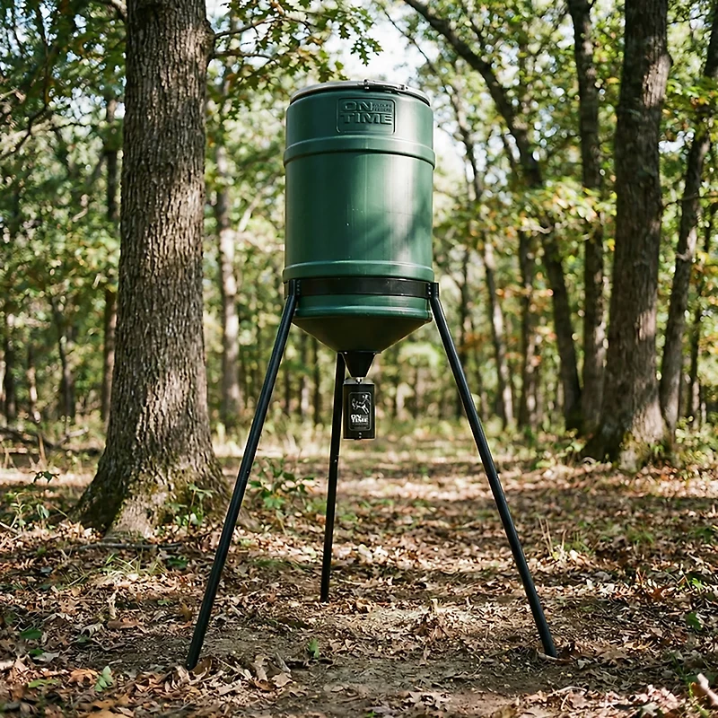 On Time Feeders 200lb Tripod Feeder Kit