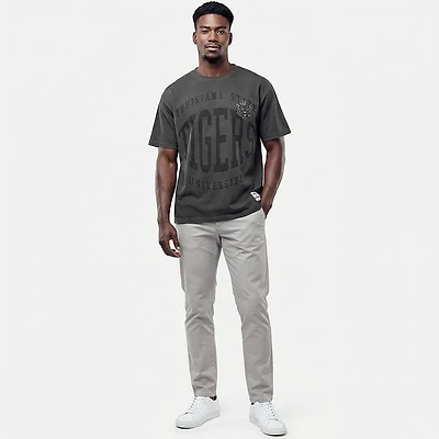 Mitchell & Ness Men's LSU Tigers Vintage Logo Premium Short Sleeve T-shirt