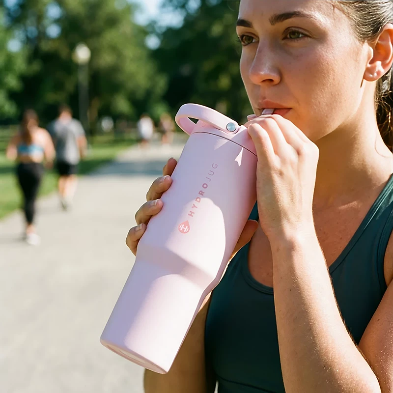 HydroJug Sport 40oz Flip Straw Water Bottle