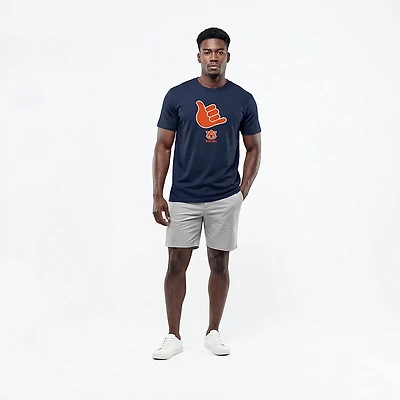 BreakingT Men's Auburn Tigers Basketball Hand Sign Short Sleeve T-shirt