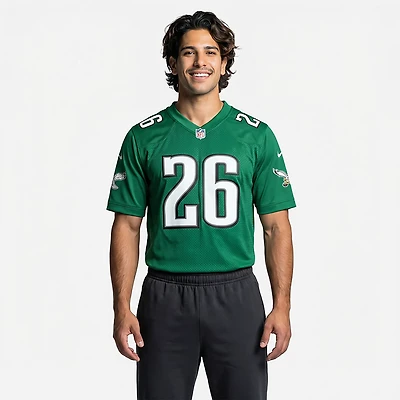 Nike Men's Eagles Saquon Barkley Alt 2 Game N&N Jersey