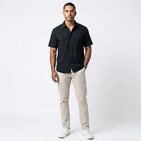 Antigua Men's New Orleans Saints Gameday Scatter Print Fishing Shirt