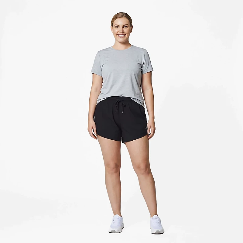 BCG Women's Curve Hem Knit 5'' Short
