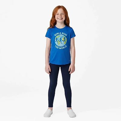 BCG Girls' Training Turbo Run World Tee