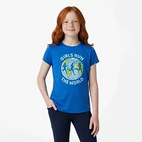 BCG Girls' Training Turbo Run World Tee