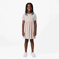 BCG Girls' Puff Sleeve Printed Dress