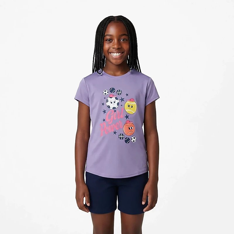 BCG Girls' Training Turbo Multi Caps T-shirt
