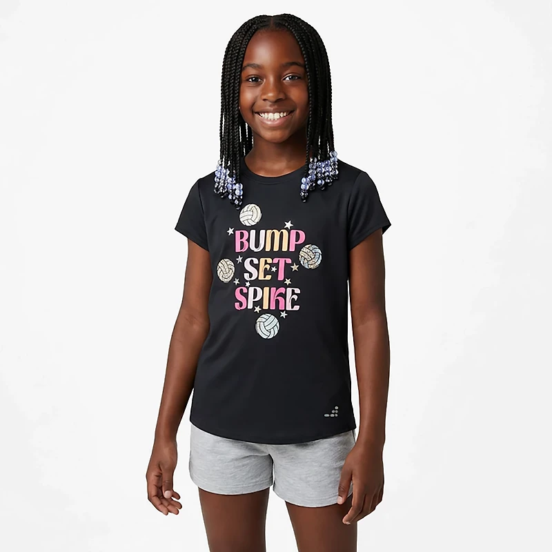 BCG Girls' Training Turbo Spike T-shirt