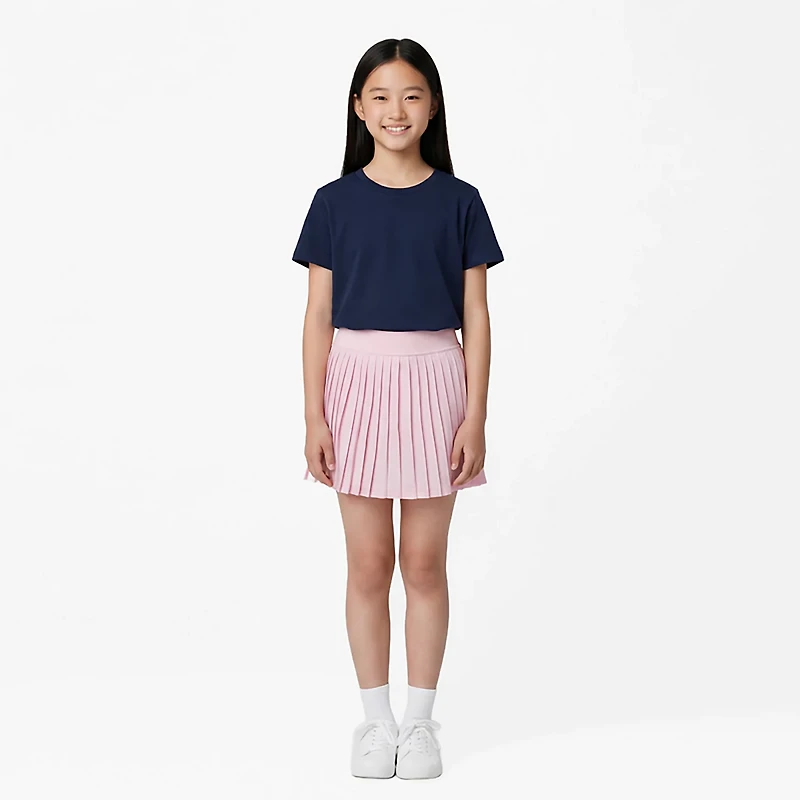 BCG Girls' Tennis Mini Pleat Swing Skort