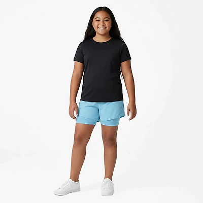 BCG Girls' Run Free Mesh 2in1 Short