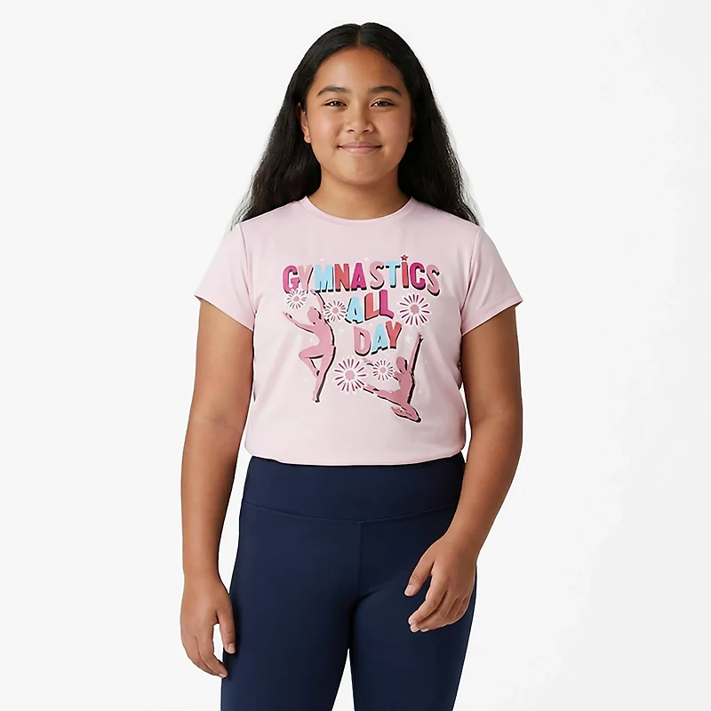 BCG Girls' Training Turbo Floral Gym Tee