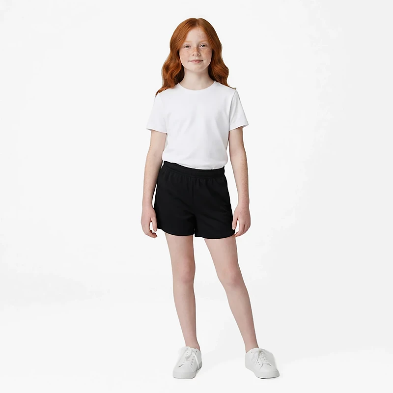 BCG Girls' Turbo Texture Side Mesh Short