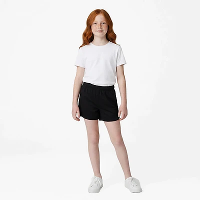 BCG Girls' Turbo Texture Side Mesh Short