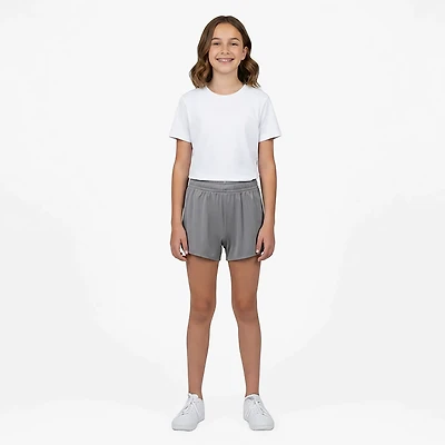 BCG Girls' Turbo Texture Side Mesh Short