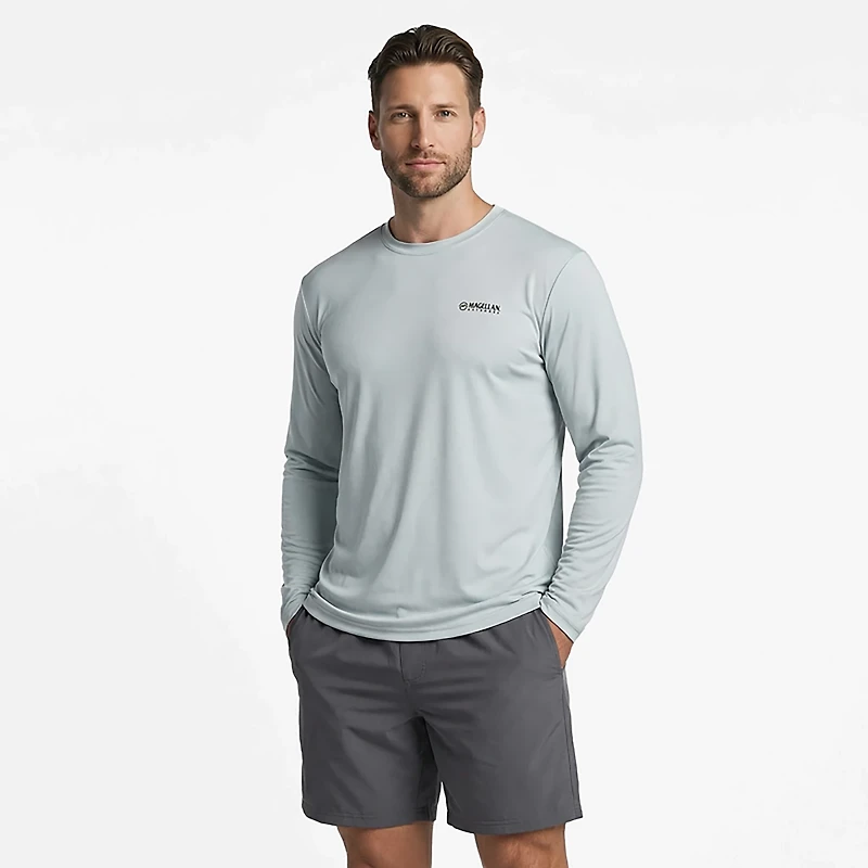 Magellan Outdoors Men's Local State Louisiana Graphic Crew Long Sleeve T-shirt