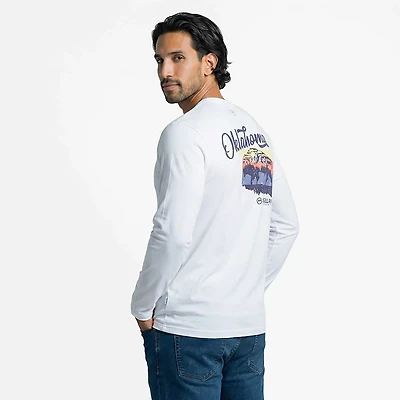 Magellan Outdoors Men's Local State Oklahoma Graphic Crew Long Sleeve T-shirt