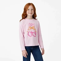 BCG Girls' Drop Shoulder Long Sleeve Graphic T-shirt
