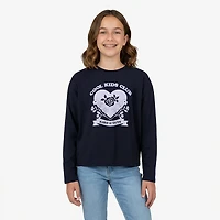 BCG Girls' Drop Shoulder Long Sleeve Graphic T-shirt