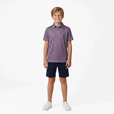 BCG Boys' Golf Texas Flag Print Polo Shirt