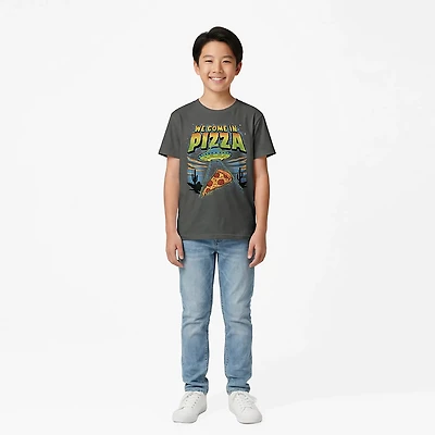 BCG Boys’ We Come Pizza T-Shirt