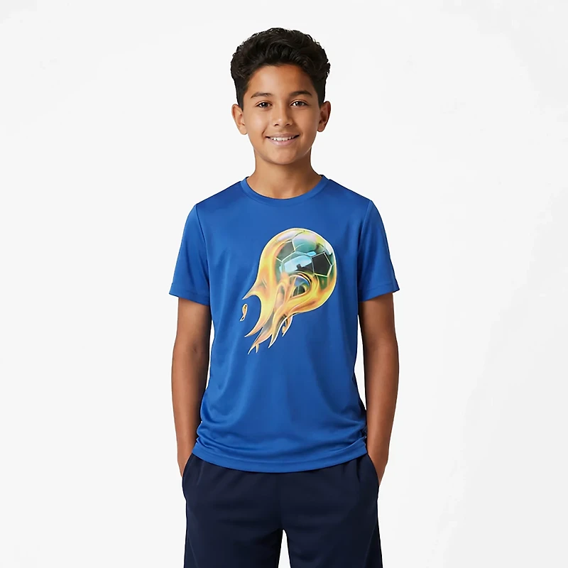BCG Boys' Turbo GFX Short Sleeve Tee