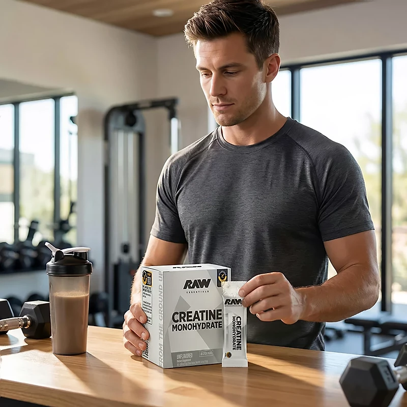 RAW Unflavored Creatine Powder 30-Pack