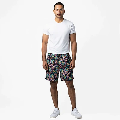O'Rageous Men's Palm Floral Printed Volley Liner Shorts 5 in.