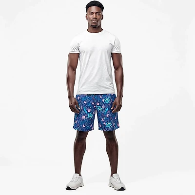O'Rageous Men's Jely Printed Volley Liner Shorts 5 in.