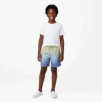 O'Rageous Boys' Race Printed Volley Lined Swim Shorts