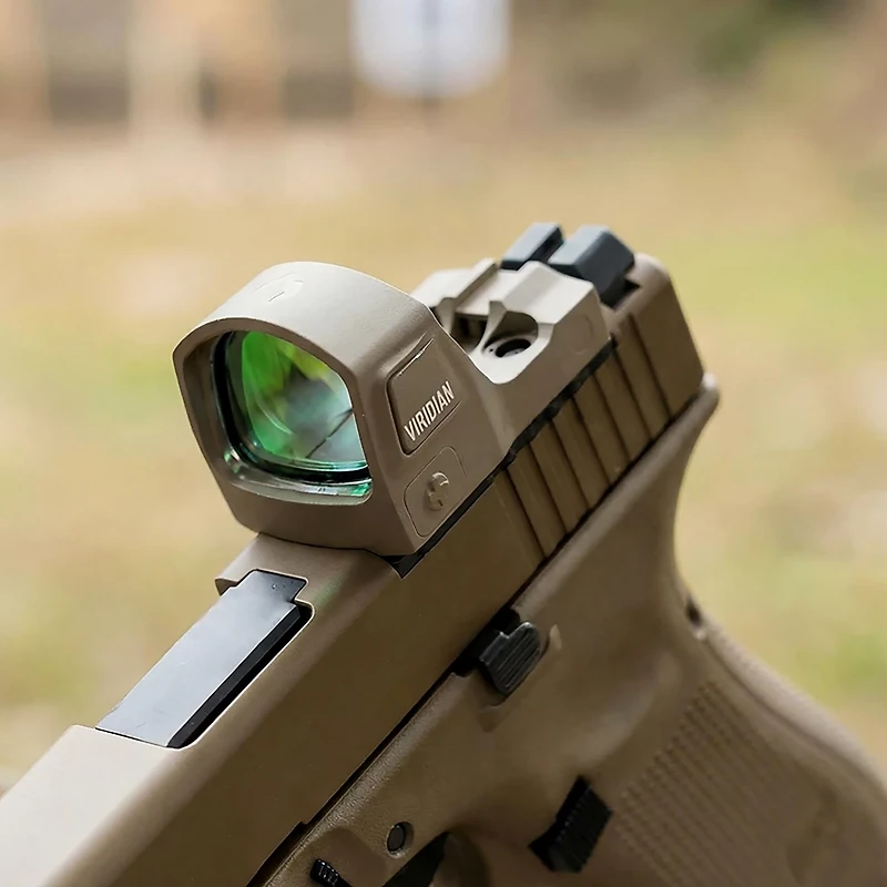 Viridian RFX15 FDE 1 x 17 mm Micro Green Dot Reflex Sight with SHIELD Footprint