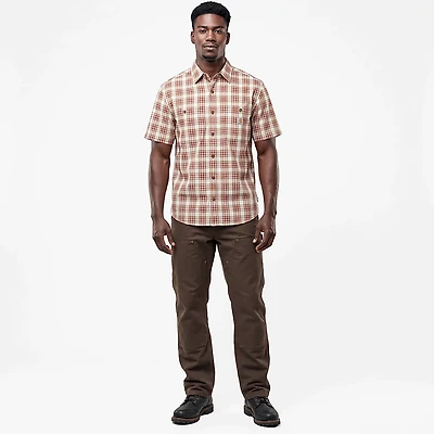 Carhartt Men's Bozeman Relaxed Short Sleeve Plaid Shirt