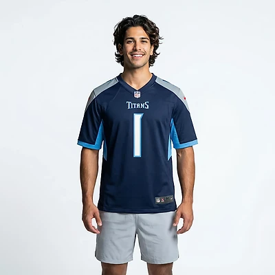 Nike Men's Titans C. Ward Home Player Jersey