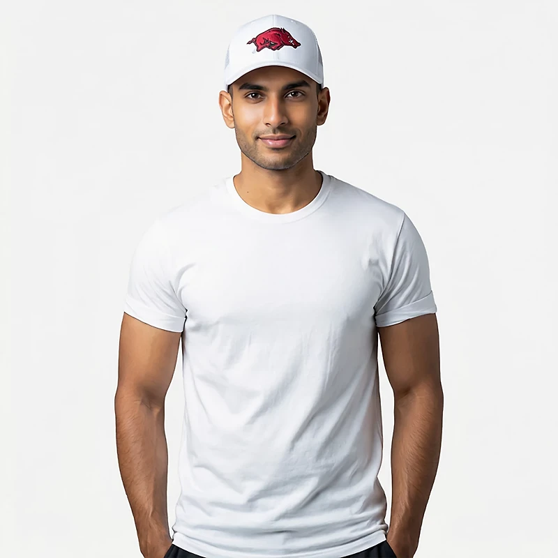 Nike Men's Arkansas Team Patch Rise Trucker Cap