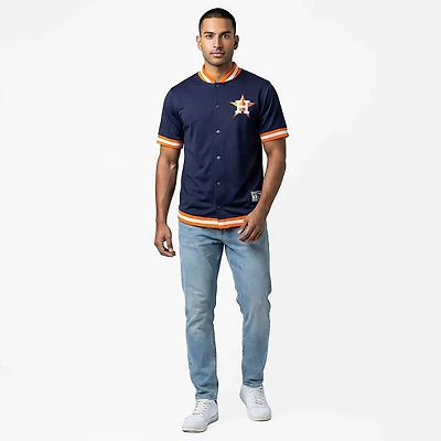 Pro Standard Men's Houston Astros Souvenir Short Sleeve Warm-Up Jacket