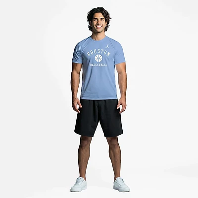 Jordan Men’s University of Houston Blue Out Basketball Dri-FIT Cotton T-shirt