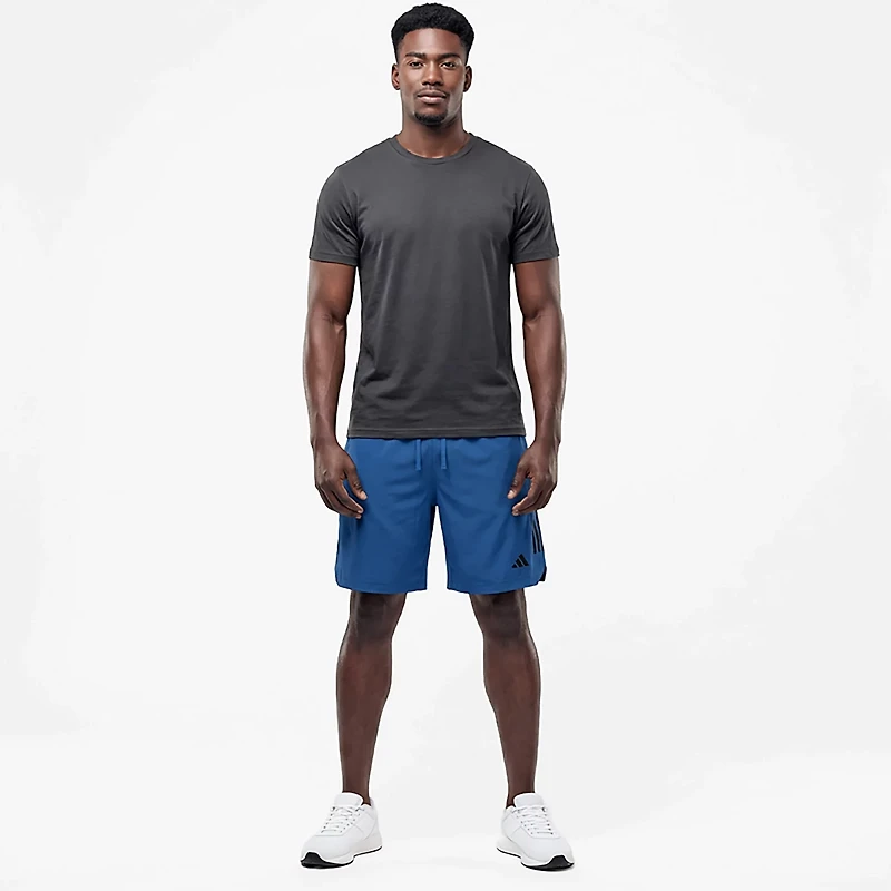 adidas Men's D4T Power 3 Stripes Shorts 5 in.