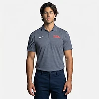 Nike Men's University of Mississippi Dri-FIT Stripe Tour Polo Shirt
