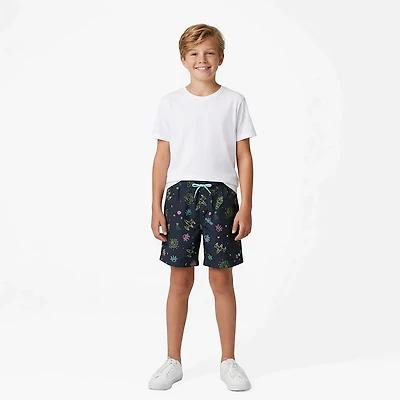 O'Rageous Boys' Space Printed Volley Lined Swim Shorts