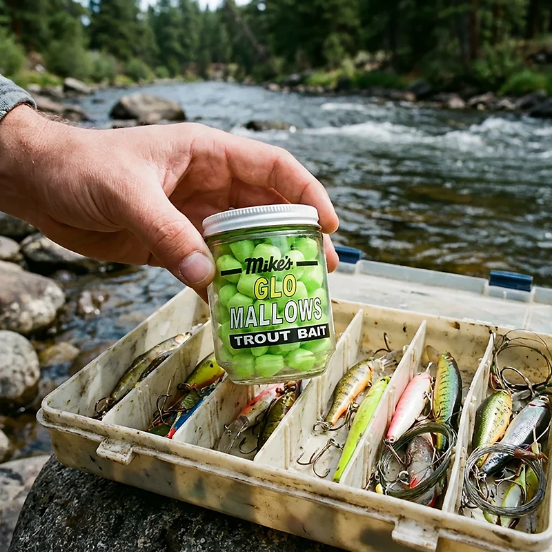 Atlas-Mike's Glo Mallows 1.5 oz. Bait