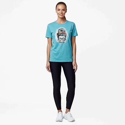 Academy Sports + Outdoors Women's Lake Life Bun Girl Graphic T-shirt