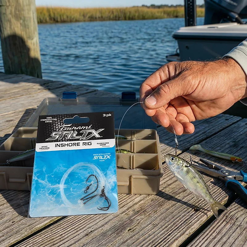 Tsunami SaltX Inshore Rig 3-Pack