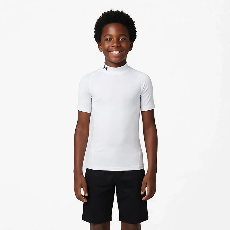 Under Armour Boys' HeatGear Mock T-shirt